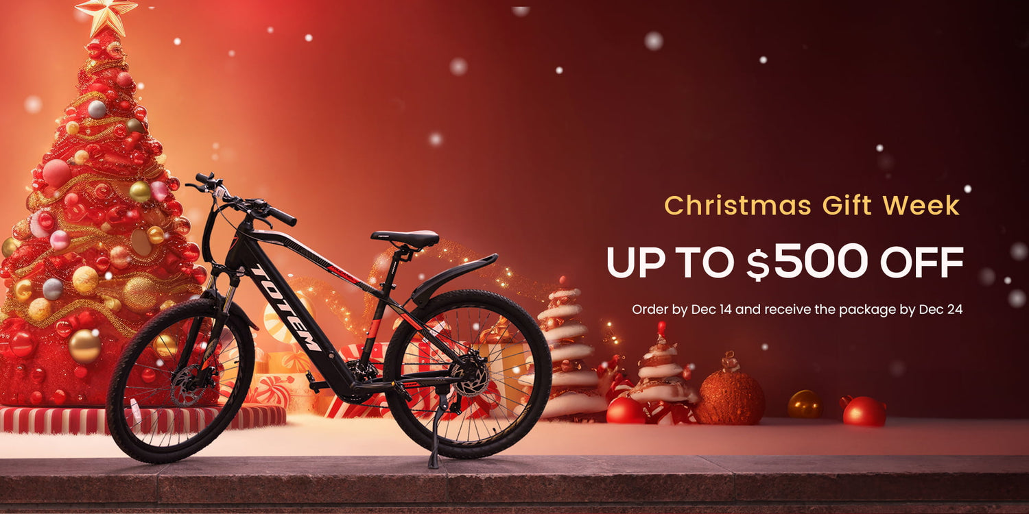 Unwrap Joy: Christmas Gifts with Amazing Discounts on Totem Ebikes!