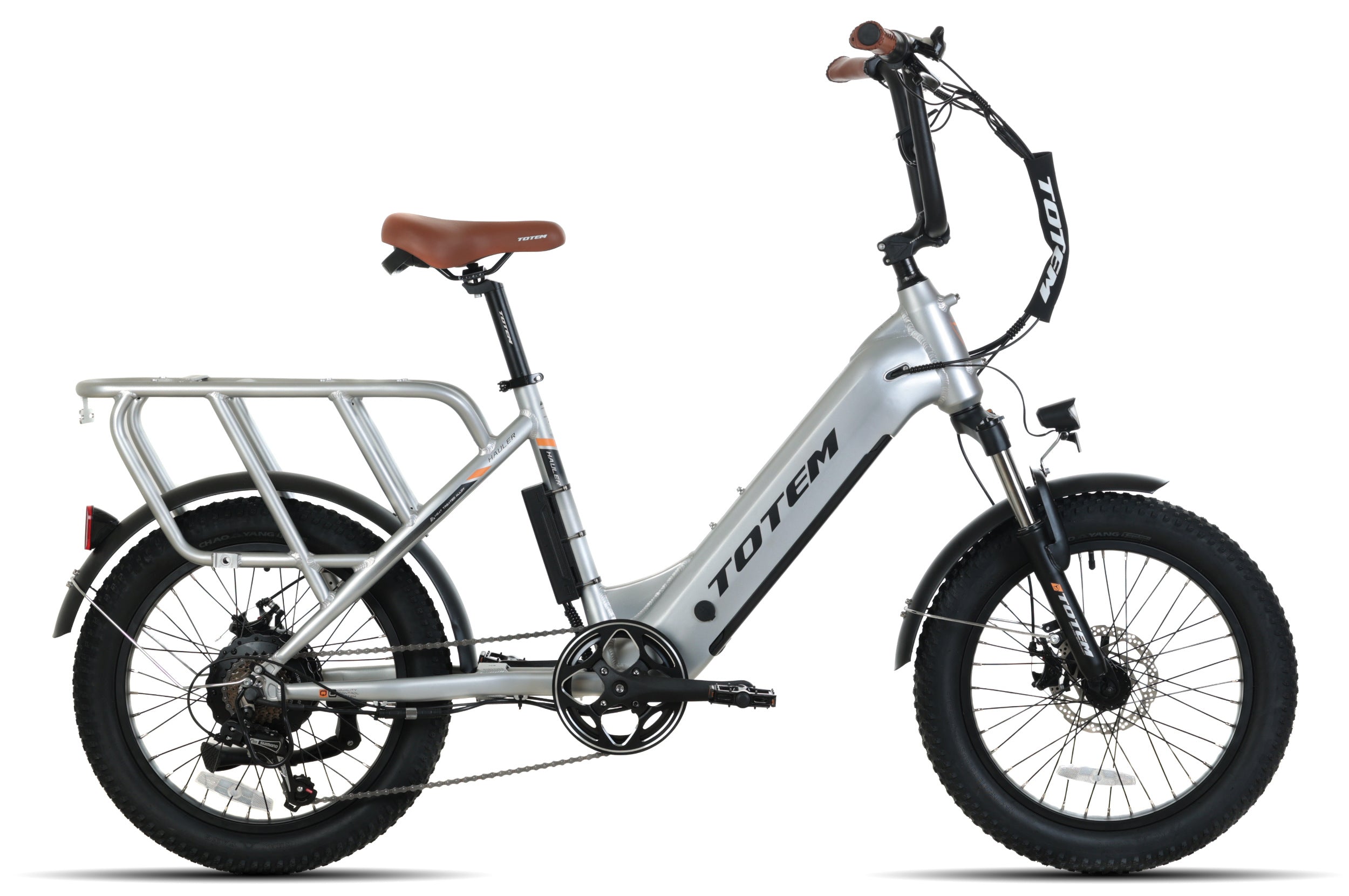 Bicicleta eléctrica utilitaria Totem Hauler de neumáticos anchos