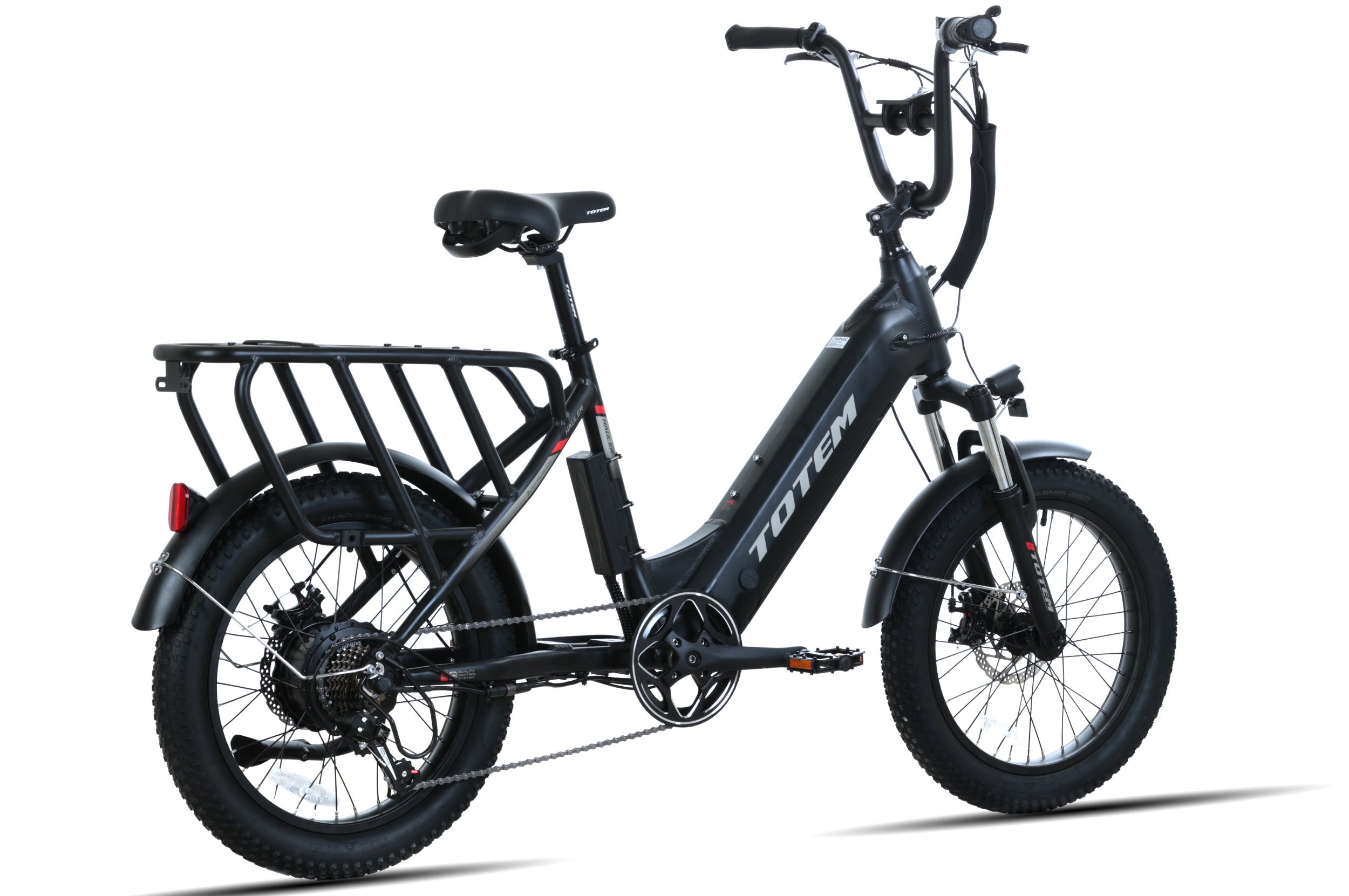 Bicicleta eléctrica utilitaria Totem Hauler de neumáticos anchos