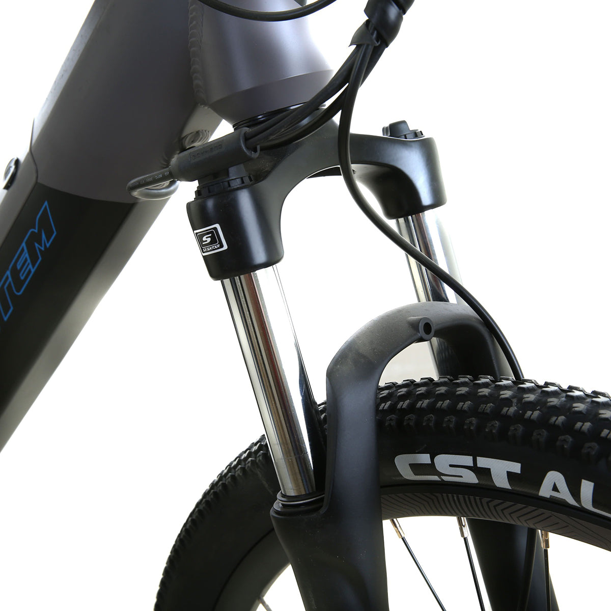 Totem MX1 Adults All-terrain Electric Road Bike, LCD Display-3 Riding Modes